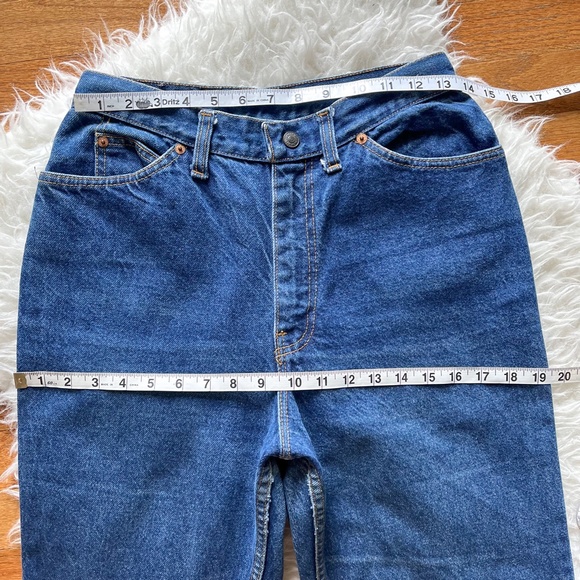 Vintage 1970s Levi's Orange Tab Jeans Style 214 | Size 14 - Picture 8 of 10